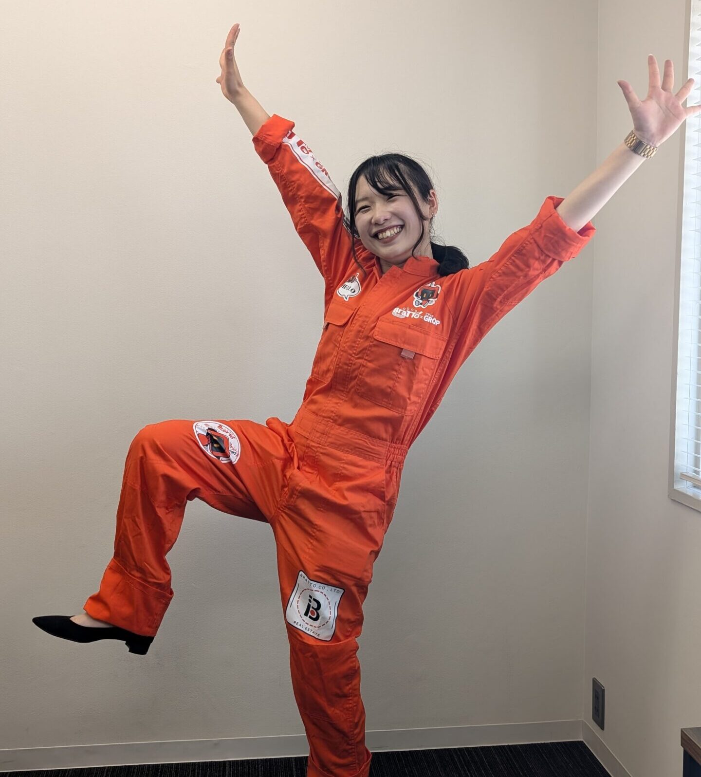 自社のつなぎ　作成しました！