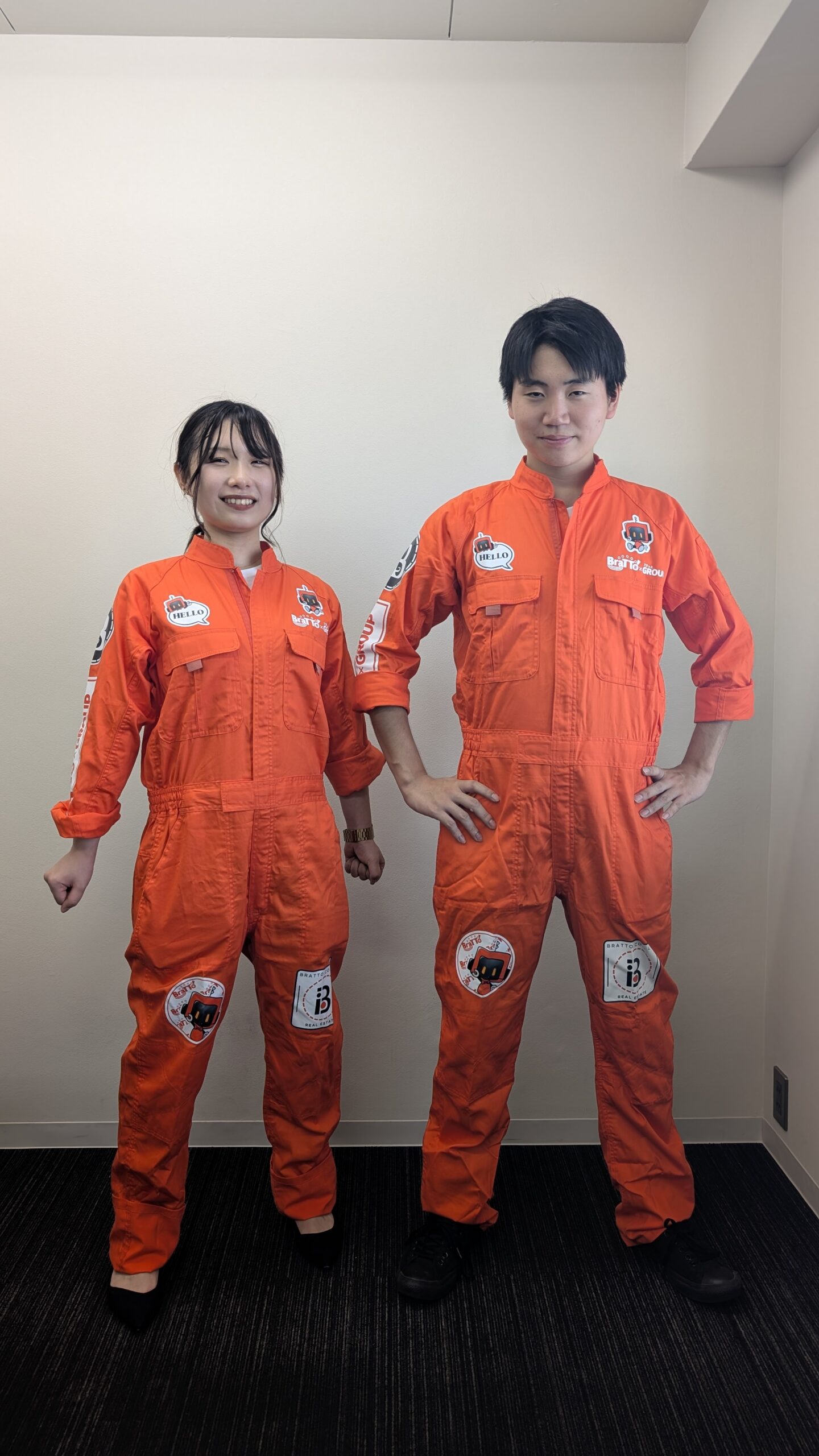 自社のつなぎ　作成しました！